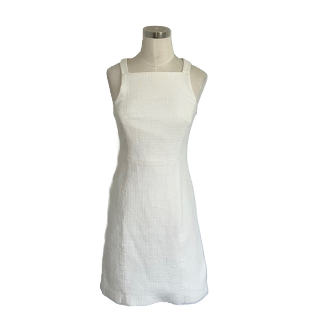 4C White Square neck Mini Dress size 4